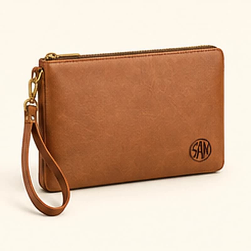 Classic Zip Clutch